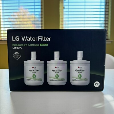#ad 3 Pack LG LT500P3 Replacement Refrigerator Water Filter Sealed NEW✅ FREE SHIP✅ $63.00