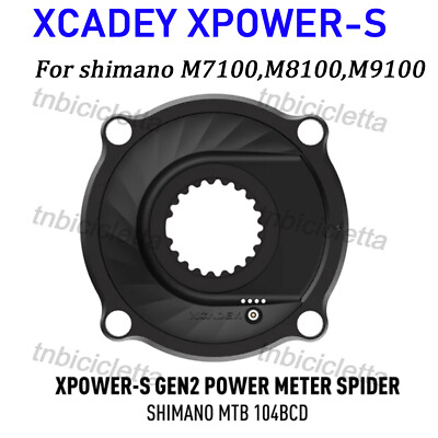 #ad XCADEY XPOWER S MTB Spider Power Meter For Shimano Crank Chainring 104BCD ANT $318.40