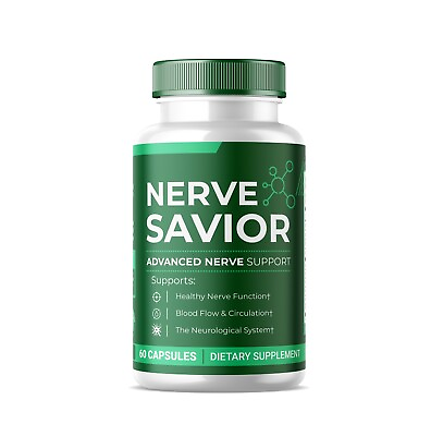 #ad Nerve Savior Health Supplement 60 Capsules New Nerve Savior 1Month Supply sealed $39.99