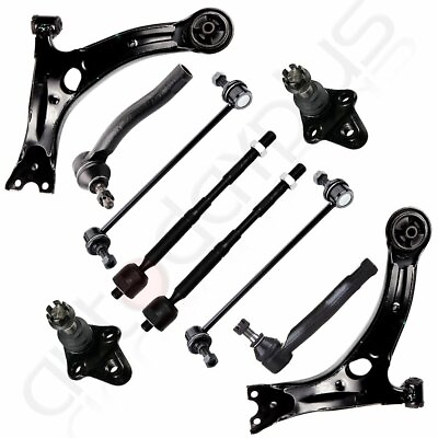 #ad 10pcs Control Arms Ball Joint Sway Bar Tie Rod End Fits 2003 2008 Toyota Corolla $101.19