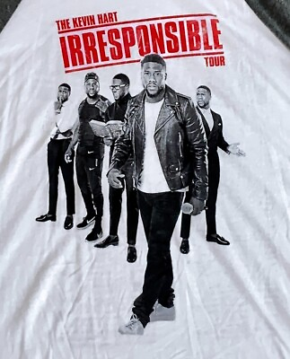 #ad Kevin Hart T Shirt Comedy T Shirt Comedian T Shirt Mens Large Concert T Shirt $12.66