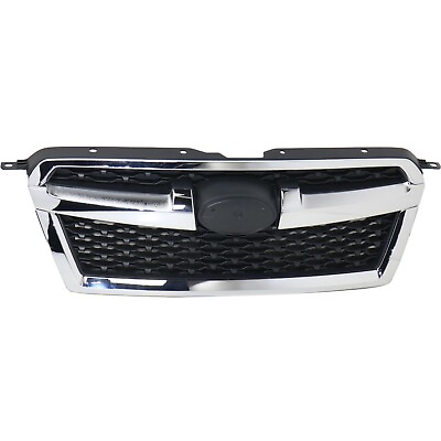 #ad Grille Assembly For 2013 2014 Subaru Legacy Textured Black Shell and Insert $123.83