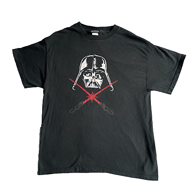 #ad Star Wars Darth Vader T Shirt Mens Large Black Short Sleeve $5.97