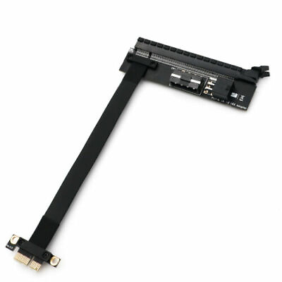 XT XINTE PCI E Extension Cable 1X to 16X 4Pin and ATX 6Pin Power Input Connector $12.99