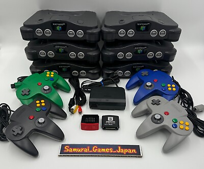 #ad Nintendo 64 N64 Black Console Controller Accessory Region Free Used Tested $52.99