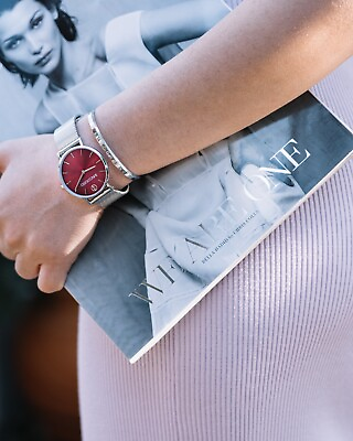 #ad Fashion Ladies Women Two Colour Rose Gold Band Ladies Analog Quartz Wrist Watch GBP 99.00
