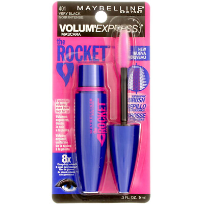 #ad 2 Pack Maybelline Volum#x27; Express The Rocket Washable Mascara Very Black 401... $21.19