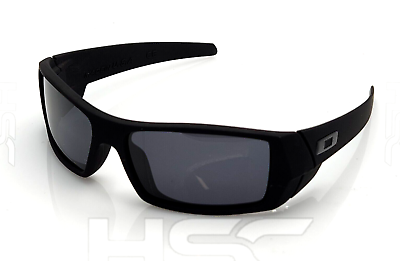 #ad Polarized Sports Wrap Sunglasses Matte Black Frame Dark Smoke Polarized Lens $24.00