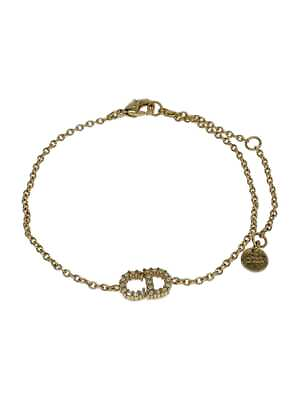 #ad Dior #51 Christian CD bracelet bracelet plated gold $350.86
