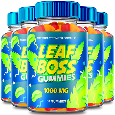 #ad Leaf Boss Gummies Official Gummies 5 Pack $89.95