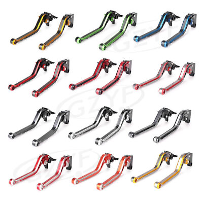 #ad 2pcs Long Brake Clutch Levers fit BUELL XB12R 2009 amp; M2 Cyclone Double color $34.65