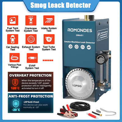 #ad EVAP Smoke Machine Automotive Leak Detector Vacuum Diagnostic Tester Romondes $89.99