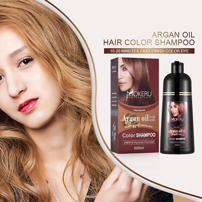 #ad Light Brown Hair Shampoo Hair Color Shampoo 3 In 1 Hair Dye Shampoo $20.90