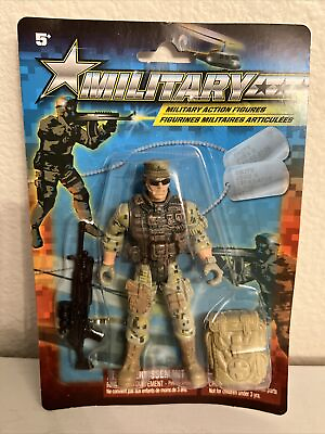 #ad MILITARY 4” ACTION FIGURE TOY SOLDIER BRAND NEW $7.20