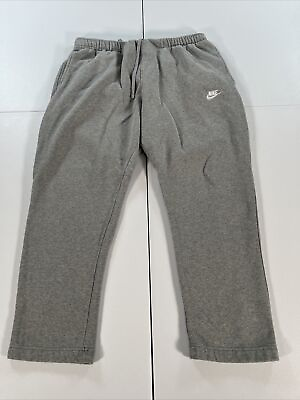 #ad Nike Sportswear Club Fleece Sweatpants Mens 2XL Grey Heather White BV2707 063 A4 $29.99