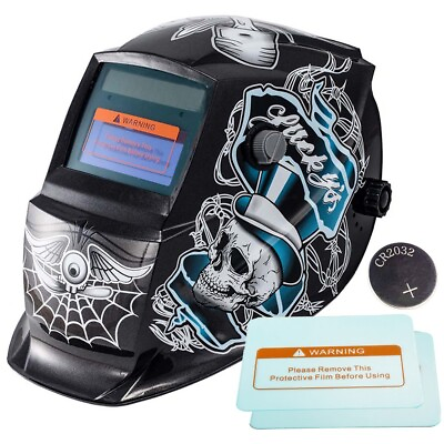 #ad Pro Solar Auto Darkening Welding Helmet Arc Tig Mig Mask Grinding Hood $32.59