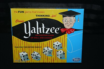 #ad Classic YAHTZEE exciting game of skill and chance NEW Hasbro Gaming 2017 $16.45