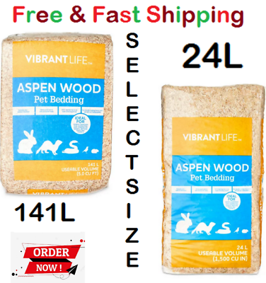 #ad Vibrant Life Aspen Wood Pet Bedding Select Your Size 141 L 24 L $7.88