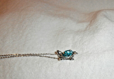 #ad 925 stamped sterling silver sea turtle beach sea lovers turquoise necklace $55.00