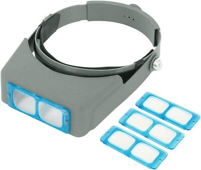 #ad Head Mount Magnifier Optivisor Jewelers Magnifying Glasses 1.5X 2X 2.5X 3.5X Opt $34.99