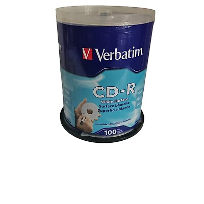 #ad 60 VERBATIM CD R White Surface 700MG amp; 20 DVDR DL 8.5GB $26.00