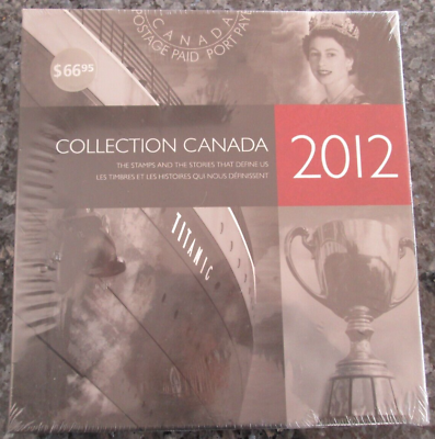#ad Canada 2012 Year Book w A full set of Canada Post’s 2012 stamps set UNOPEN C $99.00