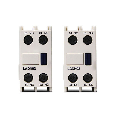 #ad 2PCS For LADN02C 2NC Contactor Auxiliary Contact $19.86