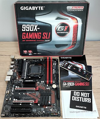 Gigabyte GA 990X Gaming SLI G1 Gaming DDR3 Socket AM3 FX AMD Motherboard BOX $179.00
