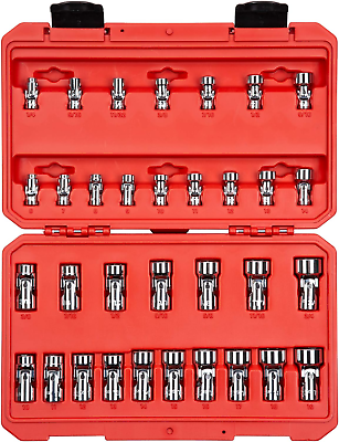#ad 1 4 3 8 Inch Drive Universal Joint Socket Set 33 Piece 1 4 3 4 In. 6 19 Mm $277.99