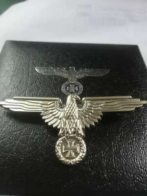 #ad TOP quality WWII German eagle Iron cross Badge With Collection Box $15.00