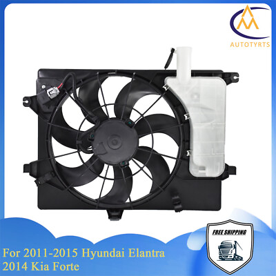 #ad Radiator Cooling Fan For 2011 2015 Hyundai Elantra 2014 Kia Forte 1.6L 1.8L 2.0L $50.29