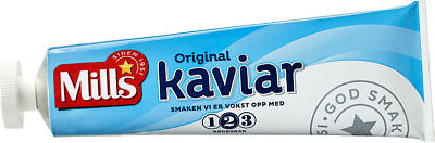 #ad Norwegian quot;Mills Kaviarquot; Large tube 245 grams. The original caviar since 1952 $13.99