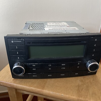 #ad VOLKSWAGEN OEM CD AM FM Radio Player 7L6035180BX Untested See photos for details $39.99