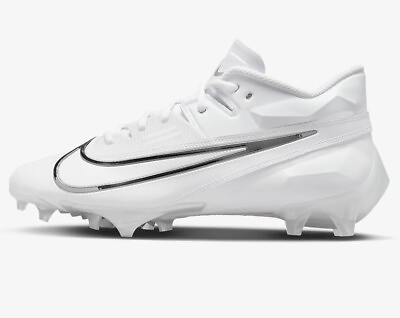 #ad Nike Men’s 11 Vapor Edge Elite 360 2 Football Cleats White Silver DA5457 100 NEW $65.00