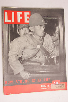 #ad Life 1943 August How Strong is Japan Lucky Strike Folies Bergere Airshow $24.95