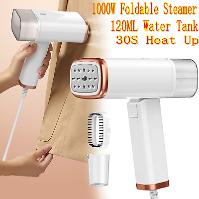 #ad 1000W Handheld Foldable Hanging Garment Steamer Household Ironing Machine Travel $31.14