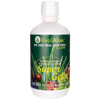 #ad Real Aloe Aloe Vera Super Gel 32 fl oz Liq $19.37