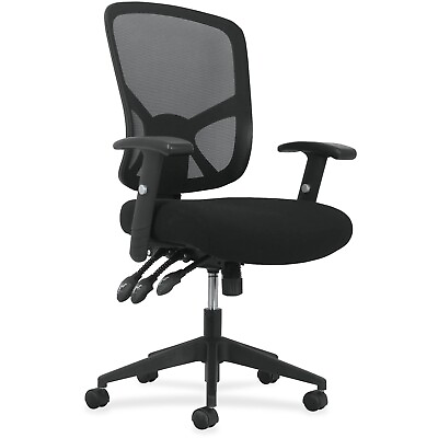 #ad Basyx Task Chair Mesh Back 25 3 4quot;Wx25Dquot;x44 1 2quot;H Black VST121 $307.11