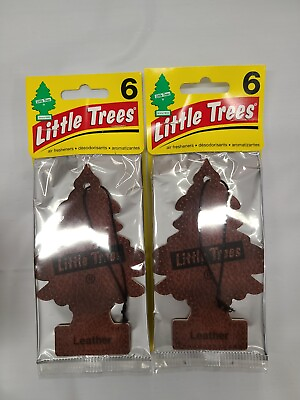 #ad Little Trees Car Air Freshener 30 pack Leather $19.35