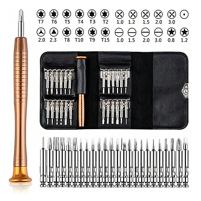 #ad 25 Piece Screwdrivers Set Magnetic Small Precision Tools Set For Computer Repair $12.49
