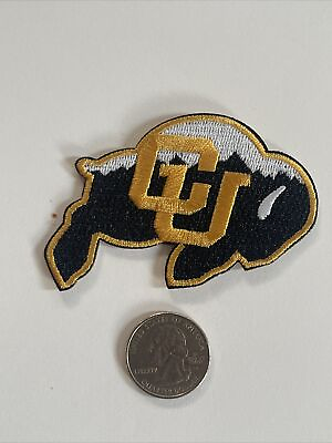 #ad CU Colorado Buffaloes Vintage Embroidered Iron On Patch 3” X 2” $6.59