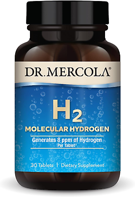 #ad H2 Molecular Hydrogen Dietary Supplement 30 Servings 30 Tablets Non GMO Glu $26.99