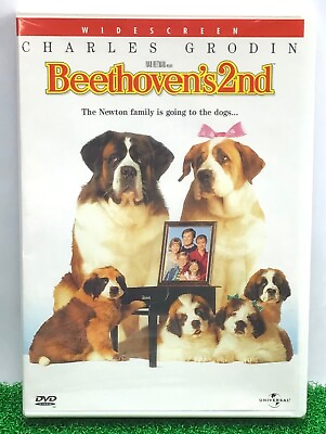 #ad Beethovens 2nd DVD Family Comedy Movie Charles Grodin Saint Bernard Dog $16.48