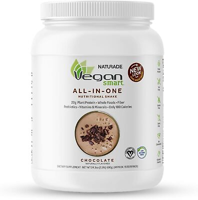 #ad Vegansmart Naturade Plant Based Vegan Protein Powder 15 Servings Pack of 1 $47.95