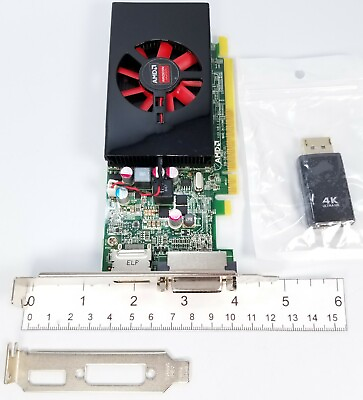AMD R7 350X 4GB PCIe x16 DVI DisplayPort 4K HDMI Windows 10 Video Graphics Card $58.99