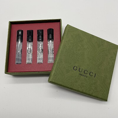 #ad GUCCI BEAUTY MENS 3PC Boxed Sample Set BRAND NEW $25.00