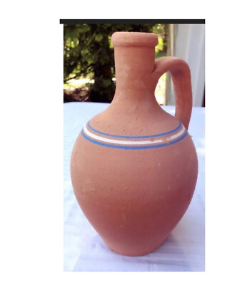 #ad Clay Water Pitcher Unglazed Terracotta Mud Jug Pottery Drinking Pitcher $39.50