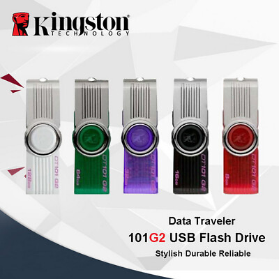 #ad 10PCS Kingston DT101 G2 UDisk 2GB 512GB USB 2.0 Drive Flash Storage Memory Stick $123.61
