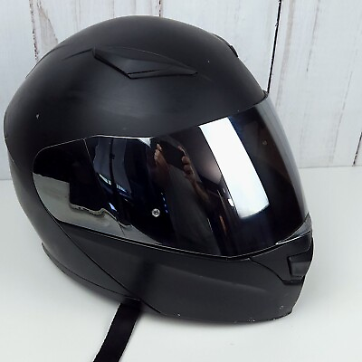 BILT Power Modular Motorcycle Helmet Matte Black FF950 LARGE $75.00
