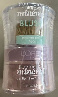 #ad L#x27;oreal True Match mineral blush 486 pinched pink Sealed $13.95
